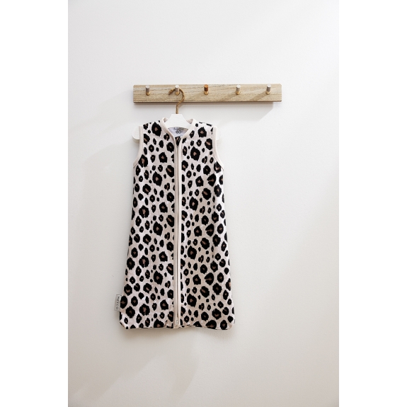 Zomerslaapzak voor Baby met Luipaardprint - Zand Melange