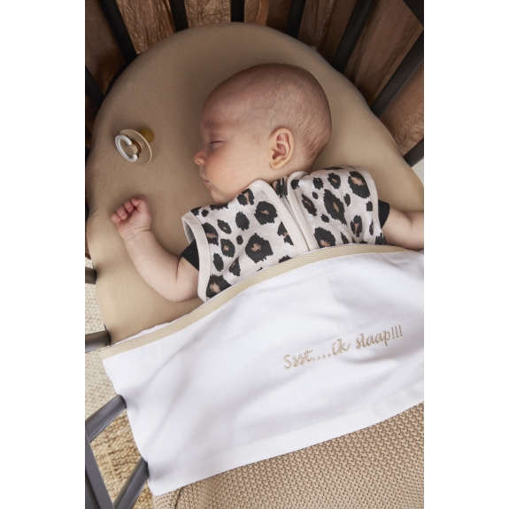 Zomerslaapzak voor Baby met Luipaardprint - Zand Melange