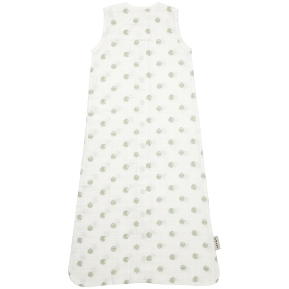 Zomerslaapzak voor Baby met Hydrofiel Dots - Soft Green 