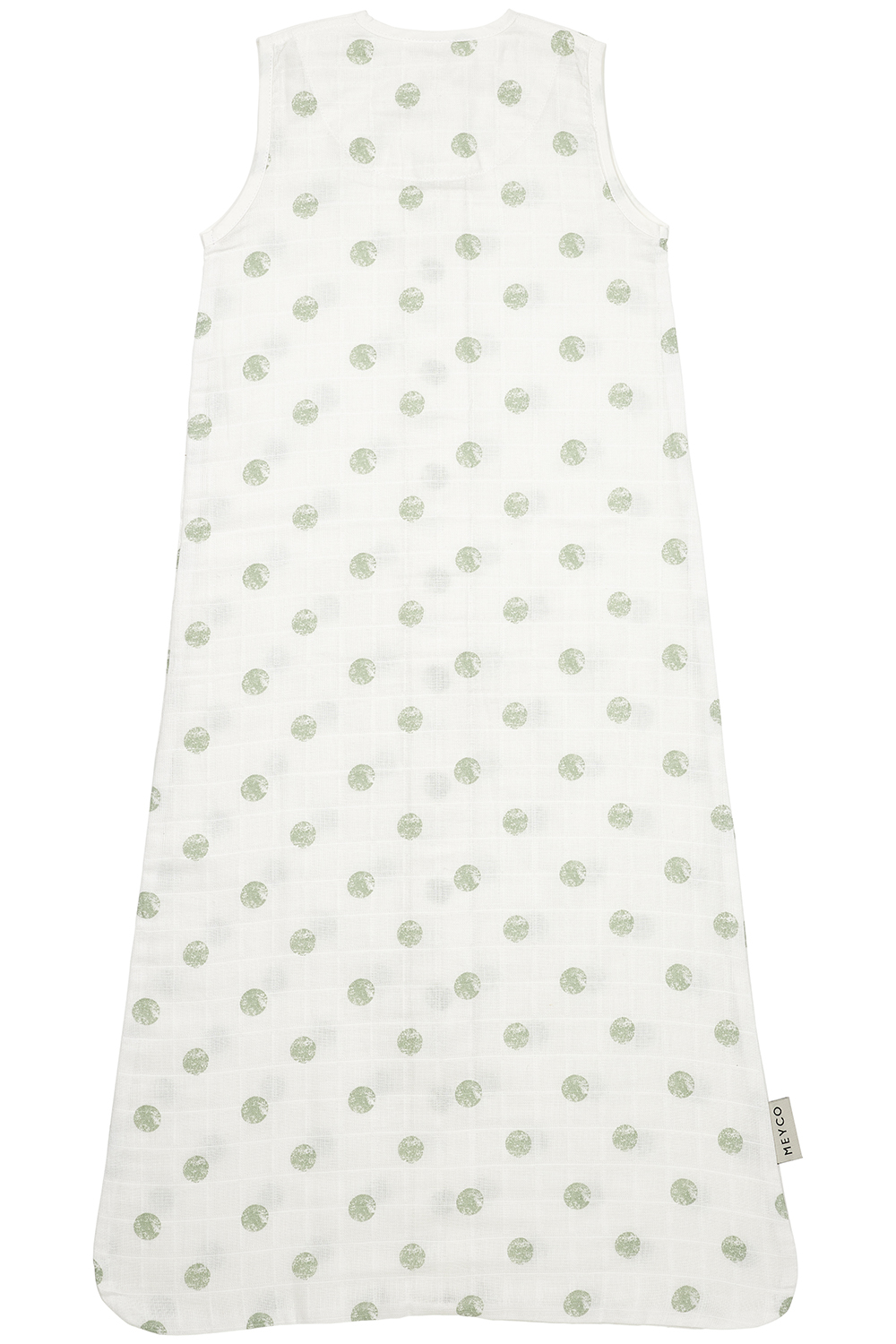 Zomerslaapzak voor Baby met Hydrofiel Dots - Soft Green  - afbeelding 3
