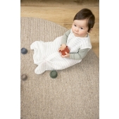 Zomerslaapzak voor Baby Stripe - Soft Green - 70cm