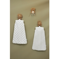 Zomerslaapzak voor Baby Stripe - Soft Green - 70cm