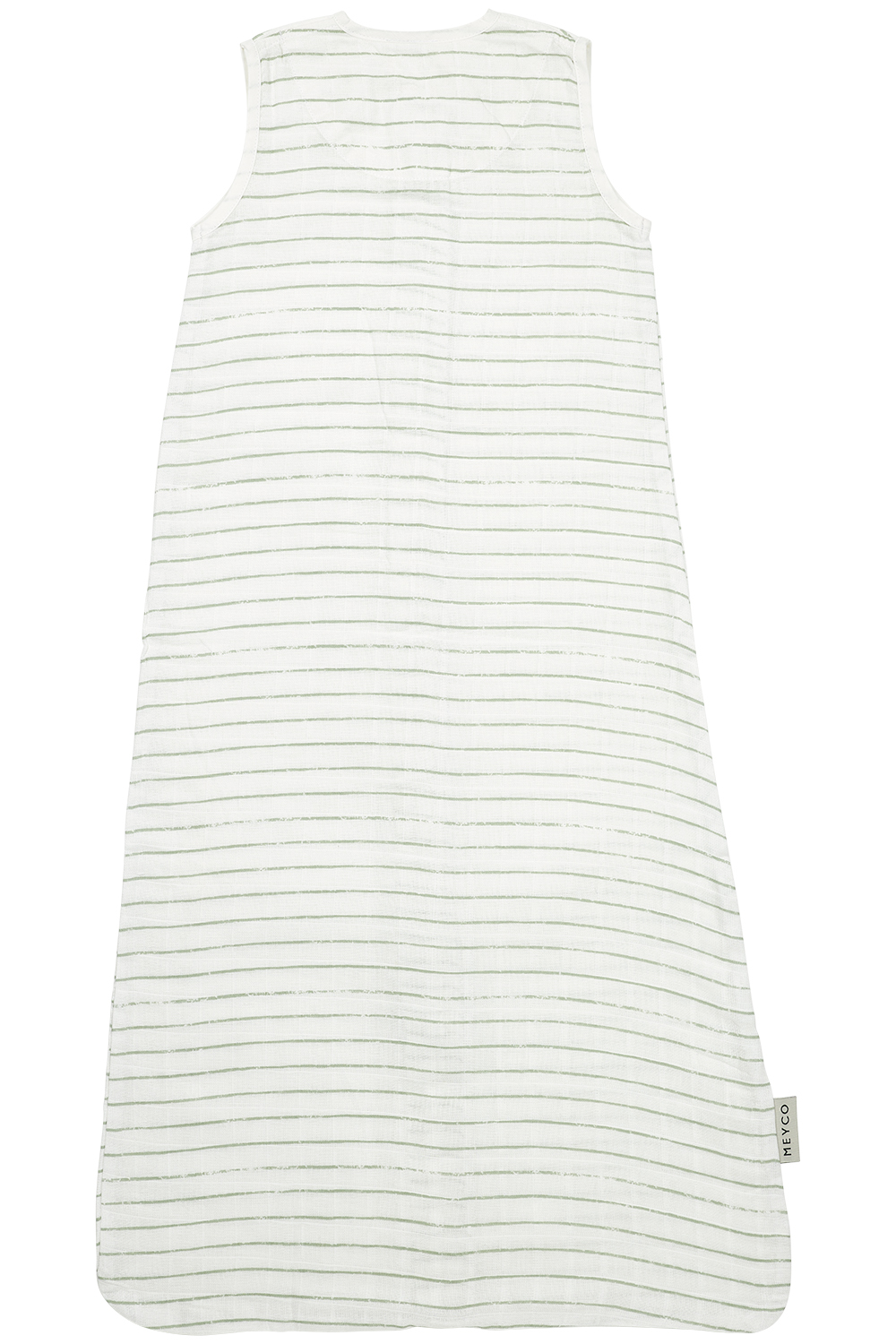 Zomerslaapzak voor Baby Stripe - Soft Green - 70cm - afbeelding 3