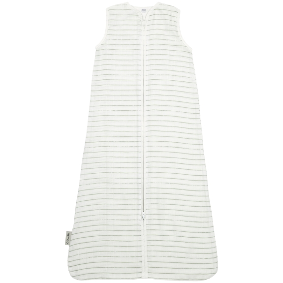Zomerslaapzak voor Baby Stripe - Soft Green - 70cm