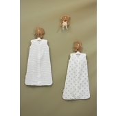 Zomerslaapzak voor Baby Stripe - Soft Green - 70cm