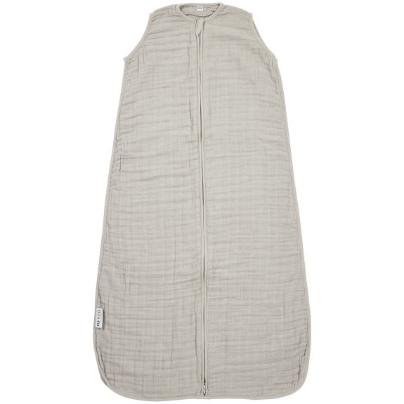 Zomerslaapzak voor Baby pre-washed hydrofiel 70cm - grei