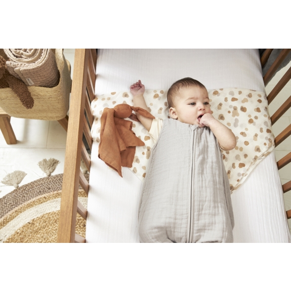 Zomerslaapzak voor Baby in Uni Greige 90cm 0.5 TOG