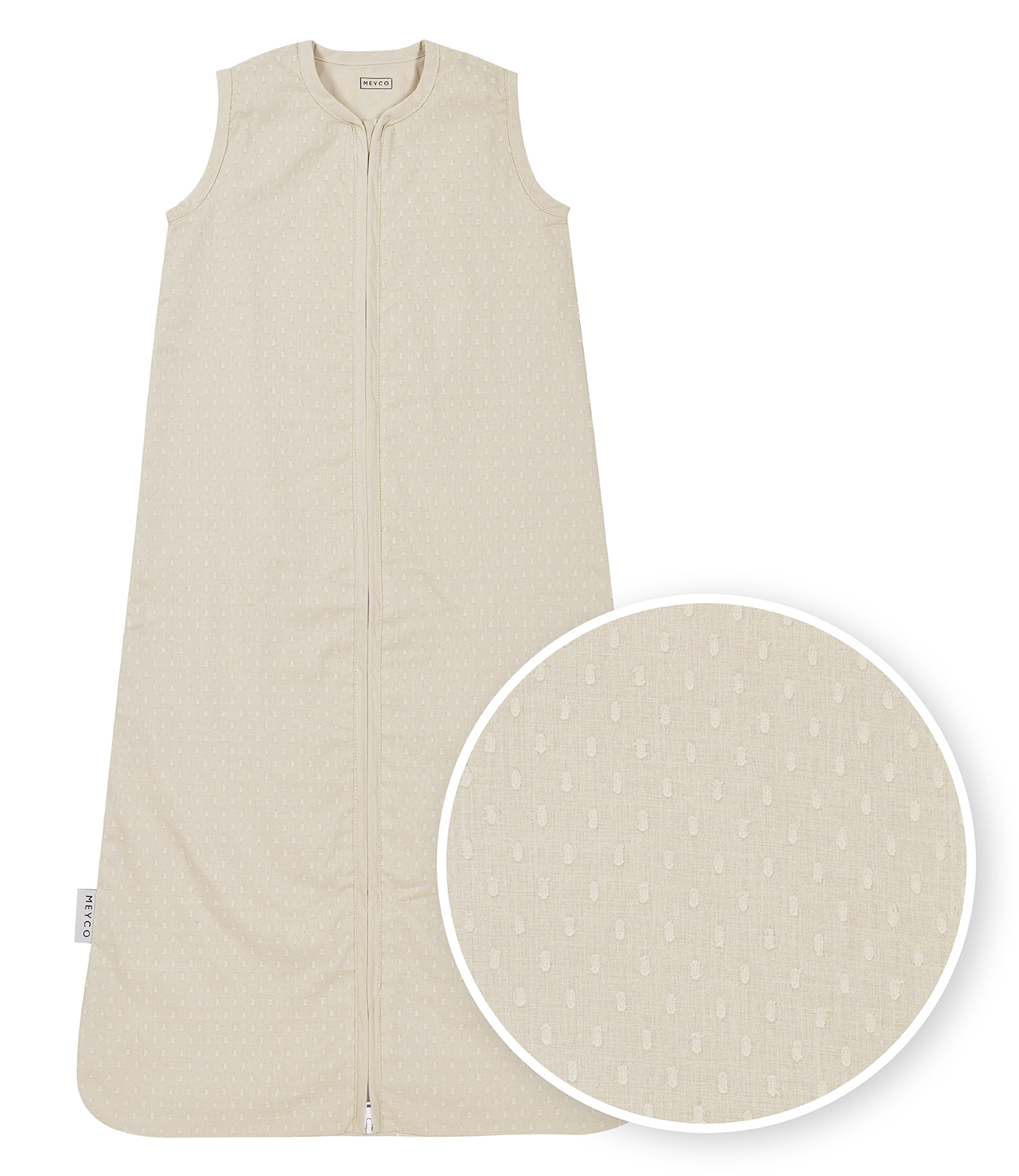 Zomerslaapzak voor Baby Plume - Soft Sand - 90cm - afbeelding 2