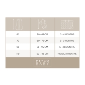 Meyco - Zomerslaapzak voor Baby - Plume Offwhite - 110cm