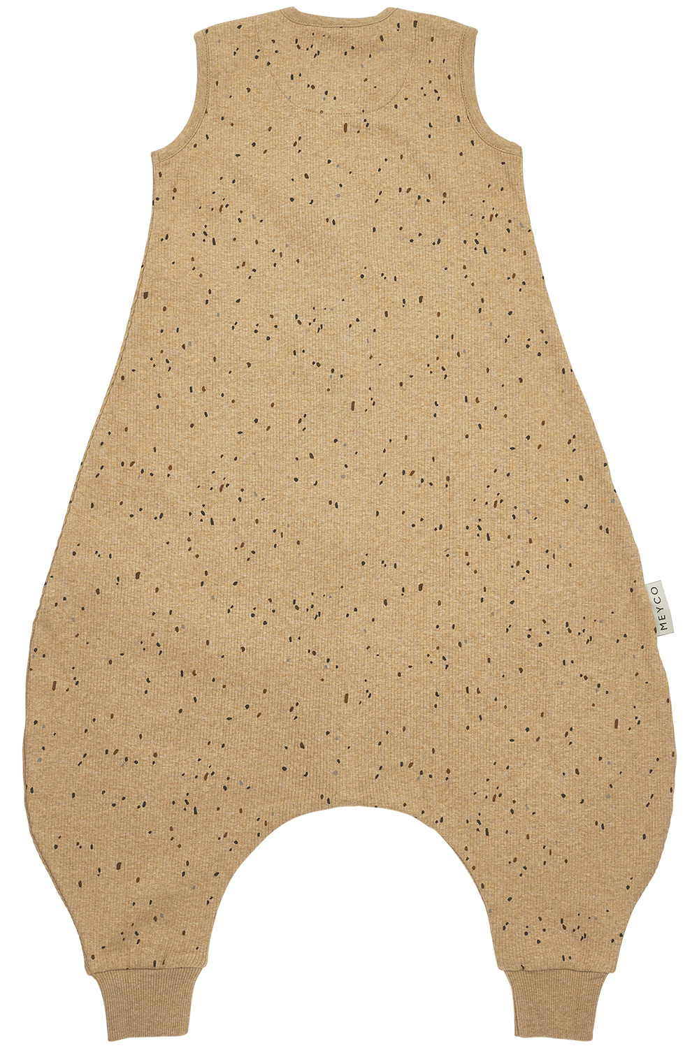 Zomer Slaapoverall Jumper Rib Mini Spot - Toffee Melange - afbeelding 4