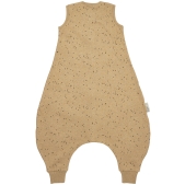 Zomer Slaapoverall Jumper Rib Mini Spot - Toffee Melange