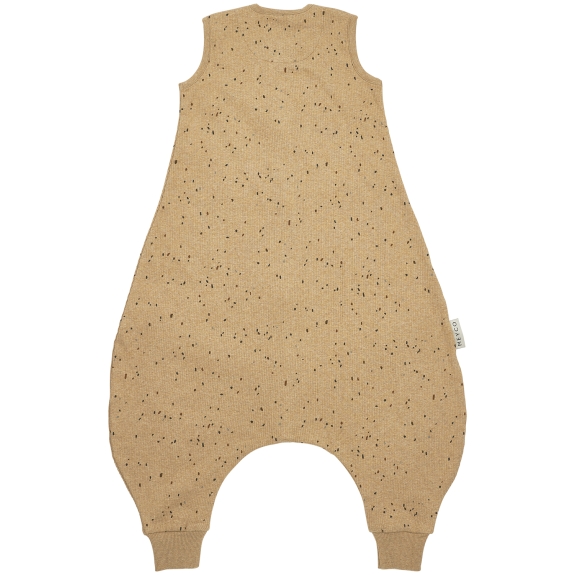Zomer Slaapoverall Jumper Rib Mini Spot - Toffee Melange