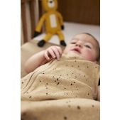 Zomerslaapzak Rib Mini Spot - Toffee Melange - 70cm