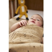 Zomerslaapzak Rib Mini Spot - Toffee Melange - 70cm