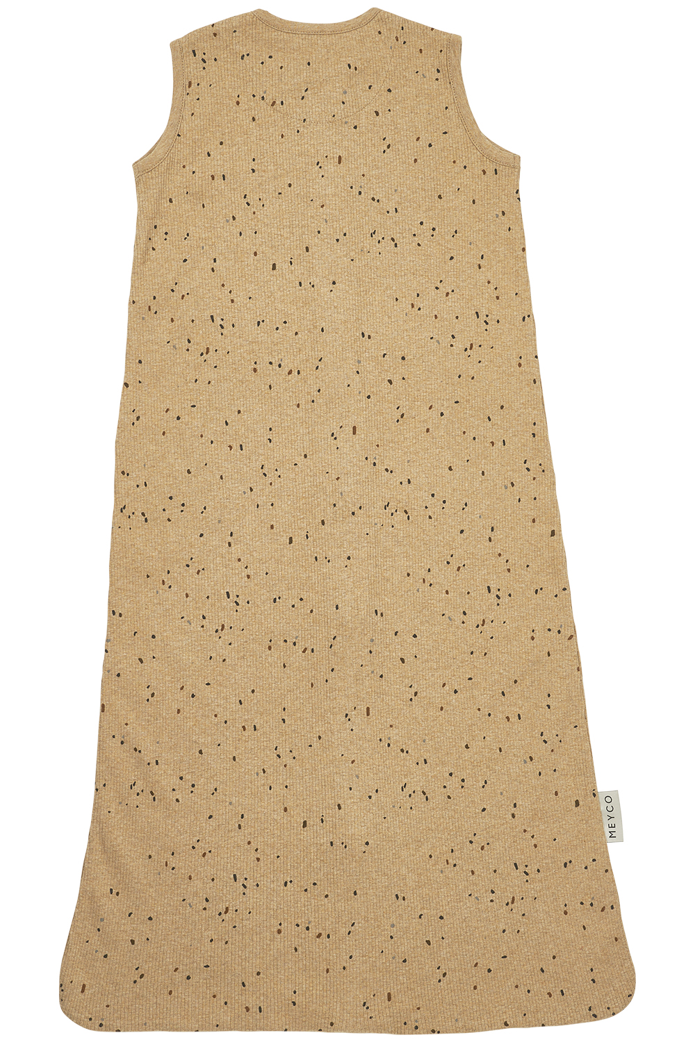 Zomerslaapzak Rib Mini Spot - Toffee Melange - 90cm - afbeelding 3