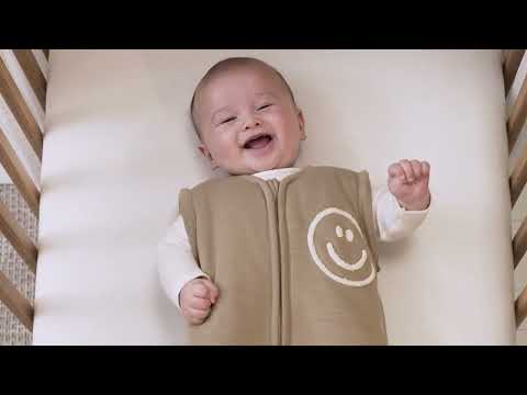 Baby Winter Slaapoverall Jumper Slub - Taupe/Offwhite -  - afbeelding 3