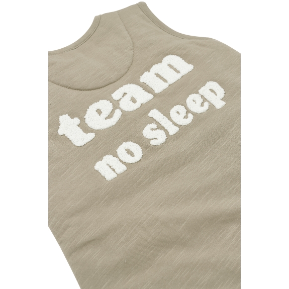 Winter Slaapoverall Jumper met Team No Sleep Applicatie 