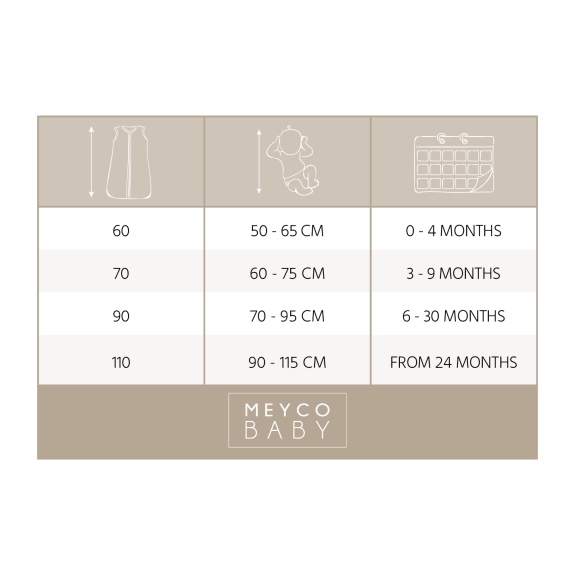 Baby Slaapzak Met Afritsbare Mouwen Slub - Taupe/Offwhit