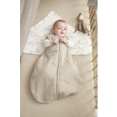 Meyco - Baby Slaapzak Gevoerd Hydrofiel Sand 110cm