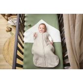 Meyco - Baby Slaapzak Gevoerd Hydrofiel - Greige - 110cm