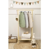 Baby Slaapzak Gevoerd Pre-Washed Hydrofiel Uni - Olive G