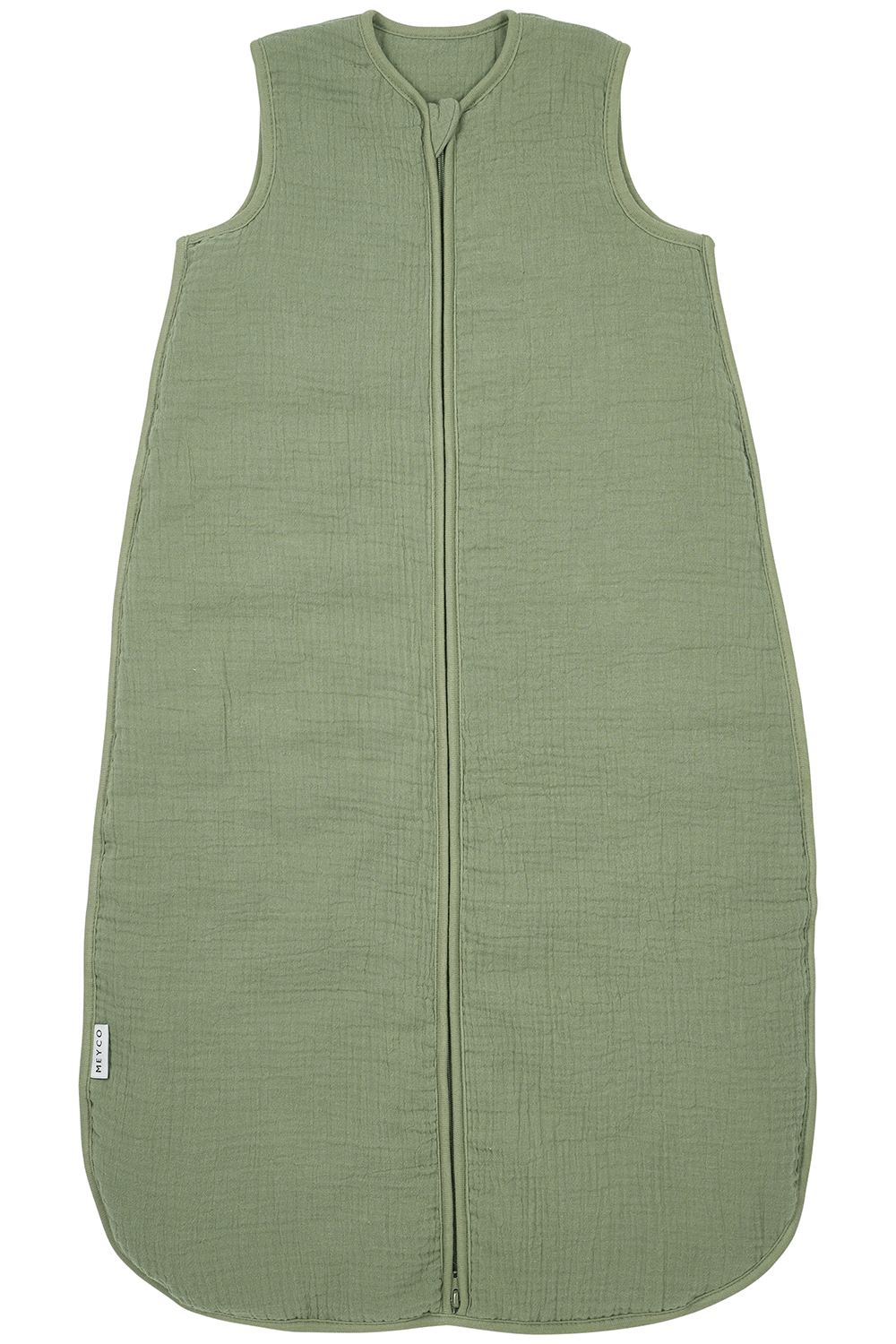 Baby Slaapzak Gevoerd Pre-Washed Hydrofiel Uni - Olive G - afbeelding 2