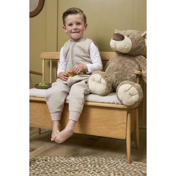 Baby Winter Slaapoverall Jumper Pre-washed - Greige - 92