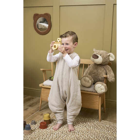 Baby Winter Slaapoverall Jumper Pre-Washed Uni - Greige