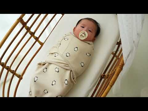 Baby Slaapzak Afritsbare Mouwen Penguin - Soft Sand - afbeelding 3