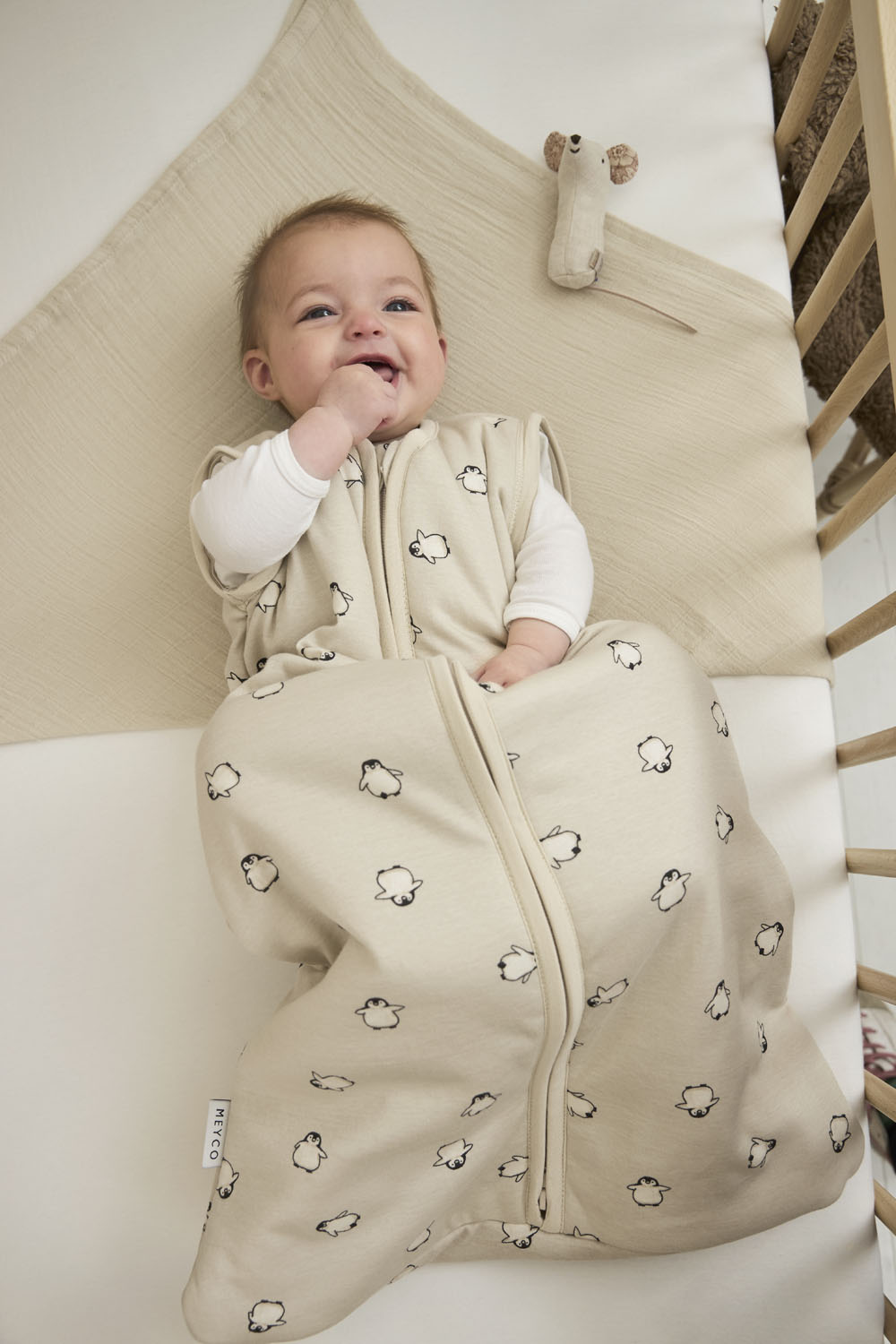 Baby Slaapzak Afritsbare Mouwen Penguin 60cm 2.5 TOG - afbeelding 10