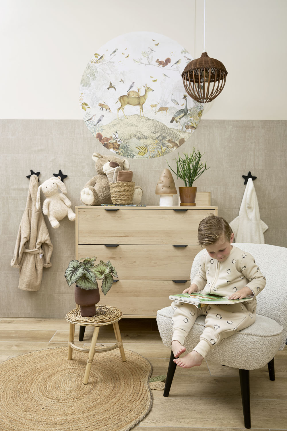 Baby Winter Slaapoverall Penguin - Soft Sand - 92cm - afbeelding 3