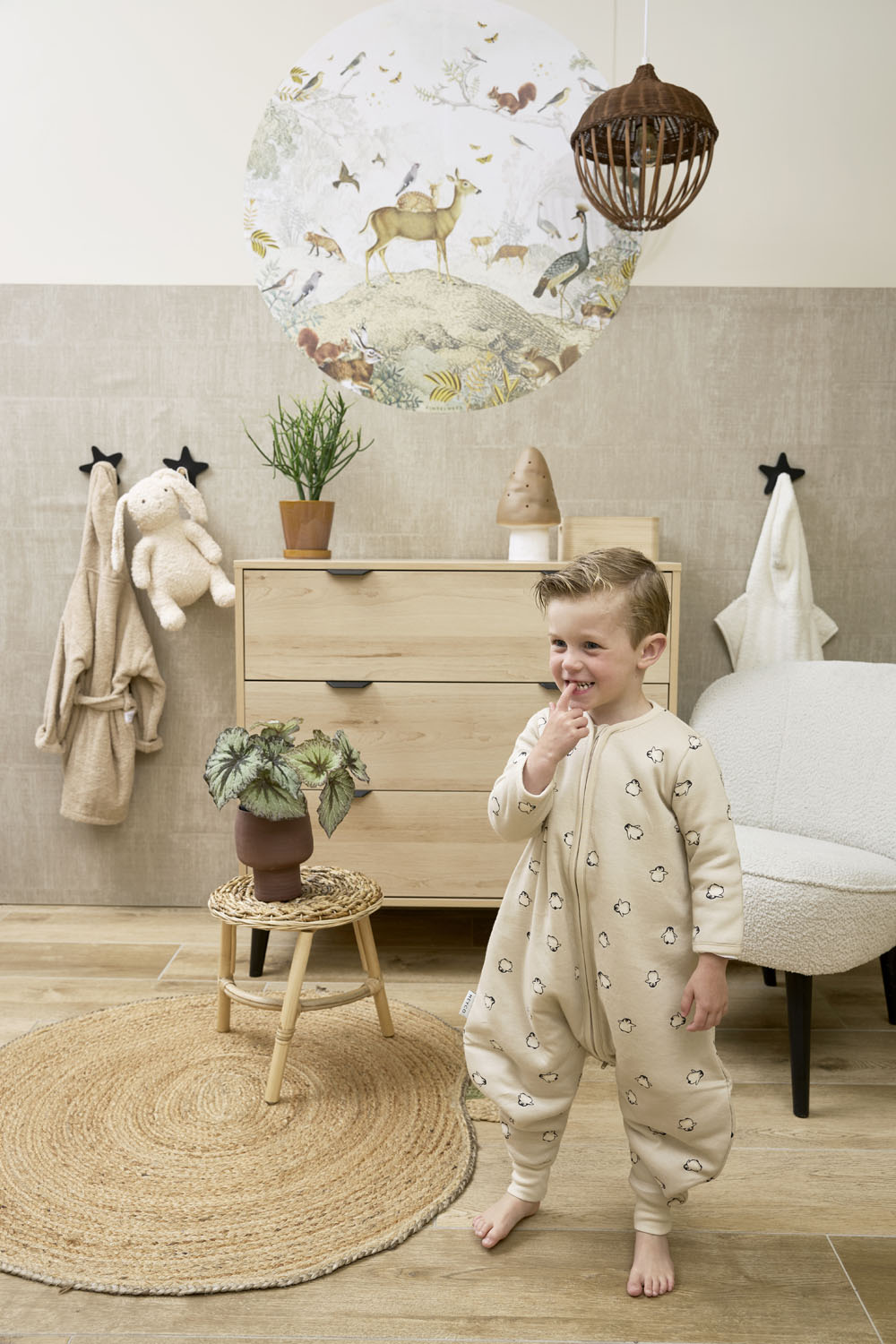 Winter Slaapoverall Jumper met Vaste Mouw Penguin - Soft - afbeelding 4