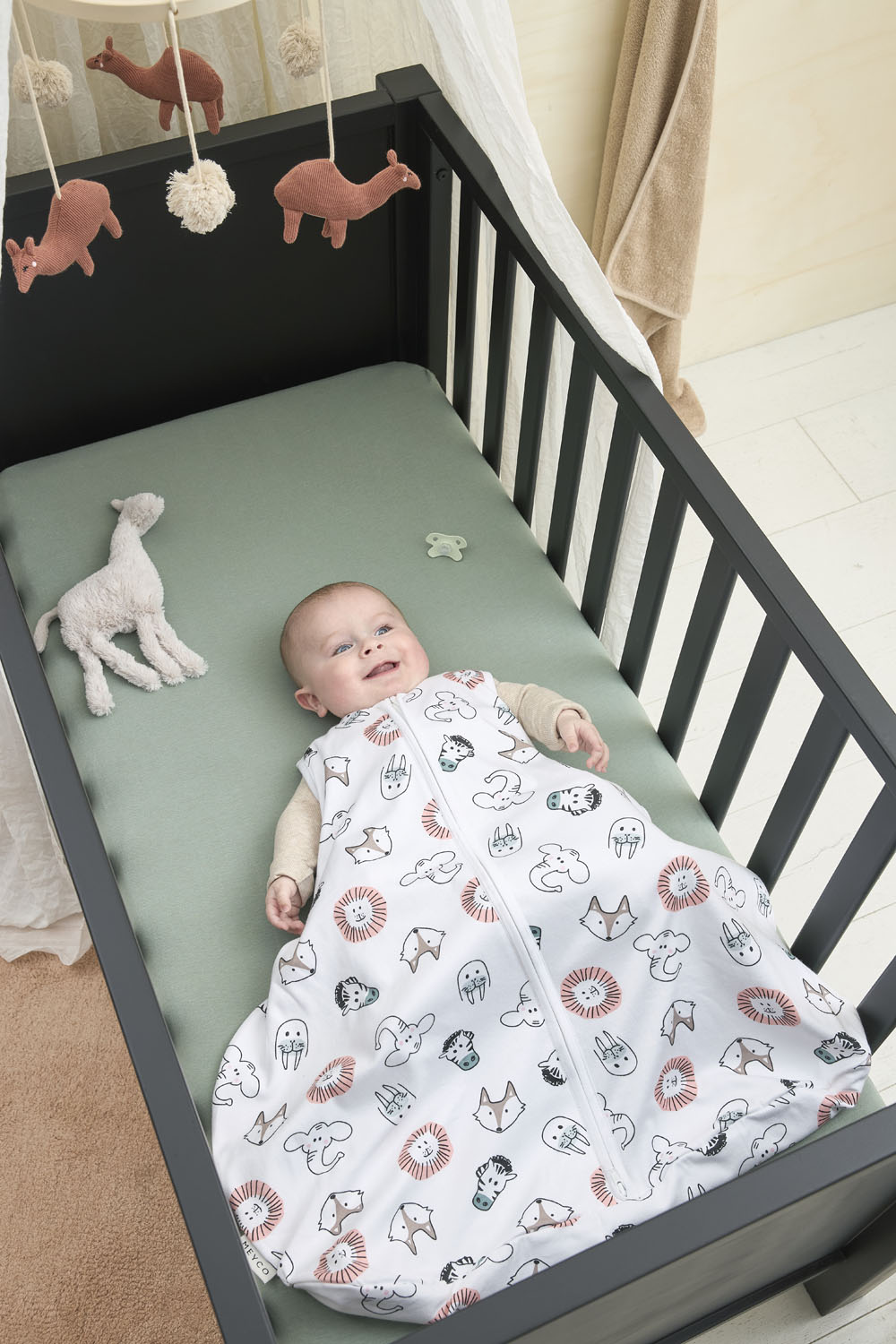 Baby Slaapzak Animal - Multicolour - 70cm - afbeelding 5