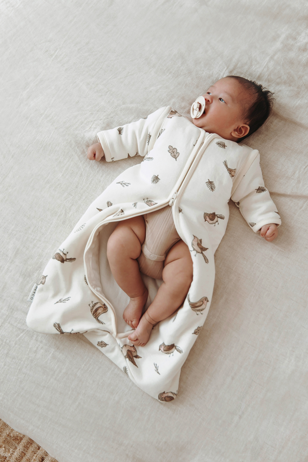Baby Slaapzak Afritsbare Mouwen Robin - Multicolour - 11 - afbeelding 7