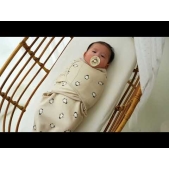 Baby Slaapzak Afritsbare Mouwen Penguin - Soft Sand