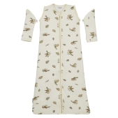 Baby Slaapzak Afritsbare Mouwen Robin - Multicolour - 70