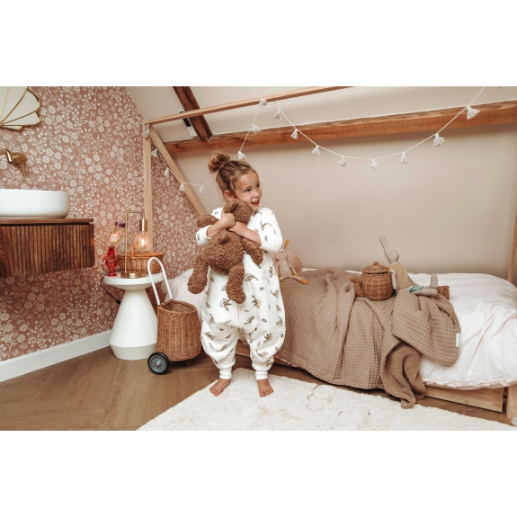 Baby Winter Slaapoverall Met Vaste Mouw Robin - Multicol