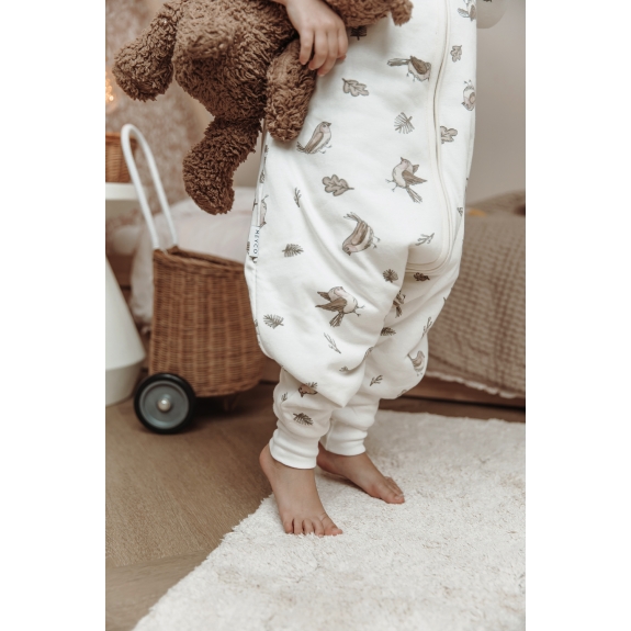 Baby Winter Slaapoverall Jumper Robin - Multicolour