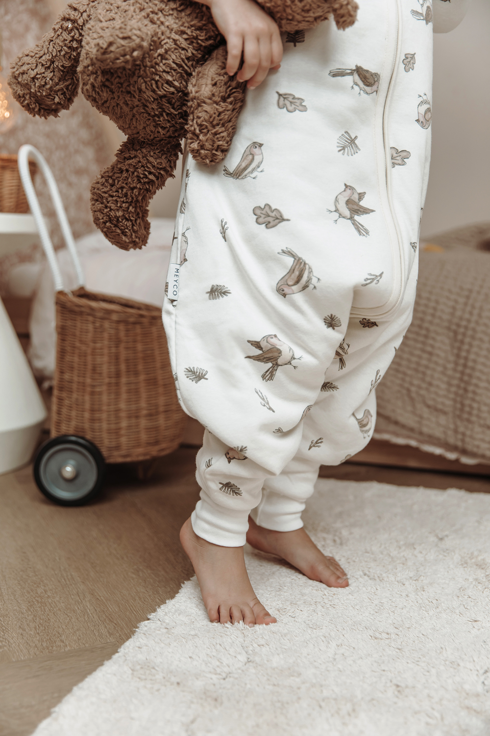 Baby Winter Slaapoverall Jumper Robin - Multicolour - afbeelding 6