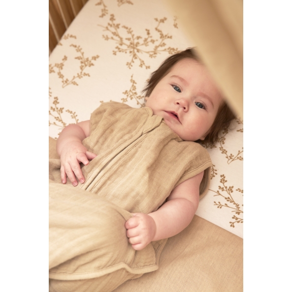 Zomerslaapzak voor Baby Pre-washed Hydrofiel Uni - Sand