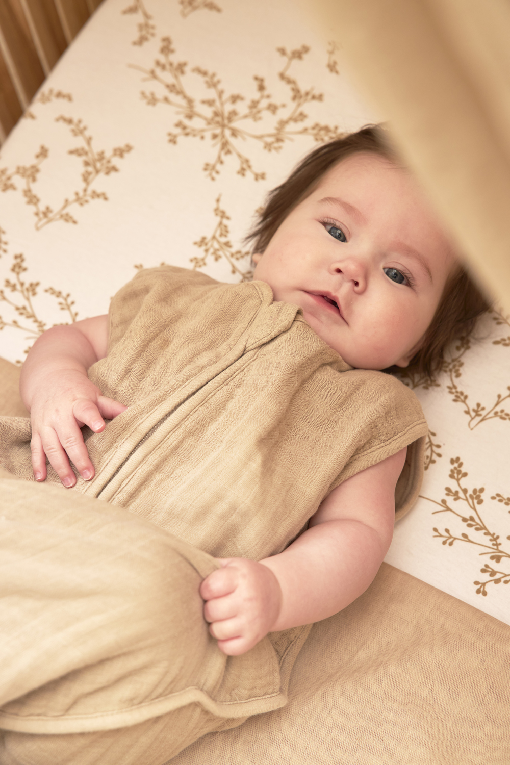 Zomerslaapzak voor Baby Pre-washed Hydrofiel Uni - Sand - afbeelding 6