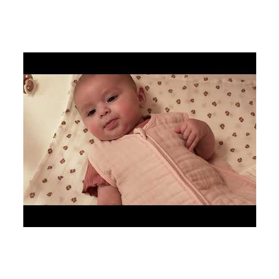 Zomerslaapzak voor Baby Pre-washed Hydrofiel Uni - Sand