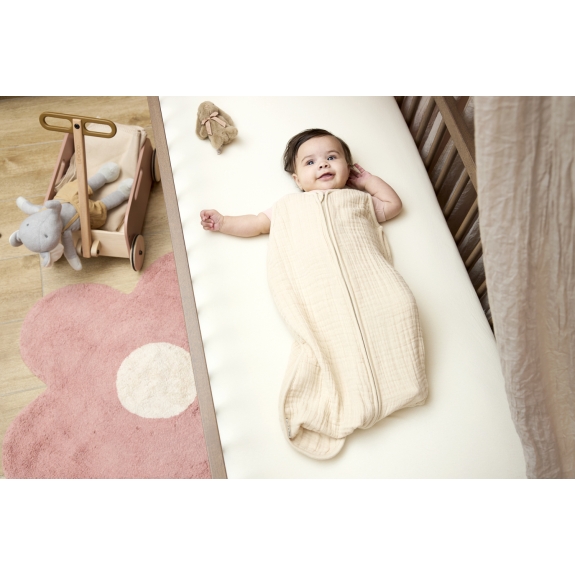 Zomerse Baby Slaapzak Hydrofiel - Soft Sand - 90cm