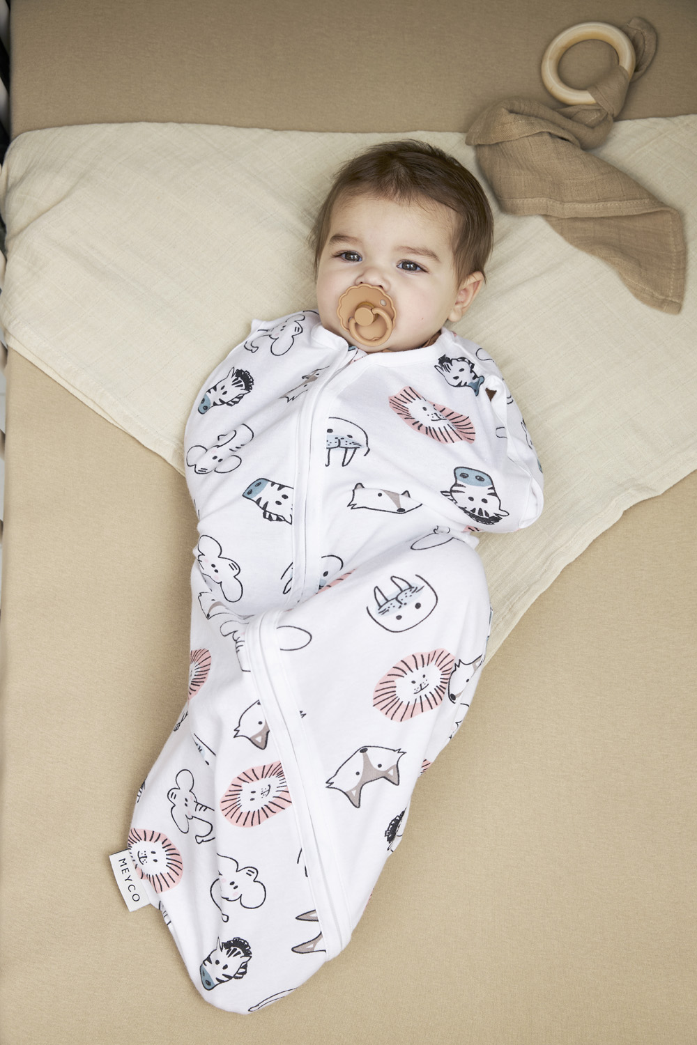 Cocoon Inbakerslaapzak Animal - 70cm - afbeelding 6