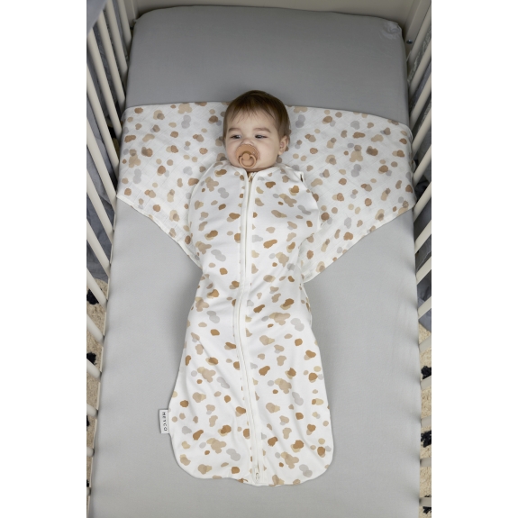 Meyco - Inbakerslaapzak Cocoon - sand - 70cm - 0.3 TOG