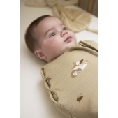 Inbakerslaapzak Forest Animals - Sand - 70cm - 0.3 TOG