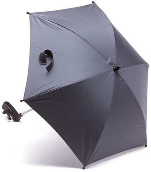 Titaniumbaby parasol met UV-Coating 50+ Universeel donke
