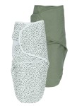 SwaddleMeyco Inbakerdoek 2-Pack Cheetah/Uni - Forest Gre