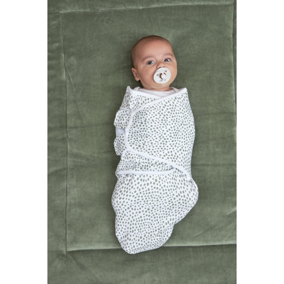 SwaddleMeyco Inbakerdoek 2-Pack Cheetah/Uni - Forest Gre