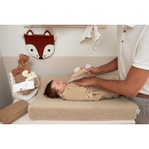 Meyco - Inbakerdoek Forest Animals - Sand - 0-3 Maanden